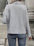 Urban Loose Buckle Shawl Collar Jacket