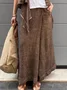 Casual Plain Fashion Wide Leg Pants