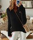 Women's Solid Color Long-Sleeved Temperament Knitted V-Neck Inner Sweater Versatile Fashion Slim Fit