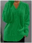 V Neck Casual Sweater