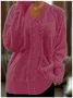 V Neck Casual Sweater