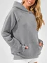 Hoodie Loose Simple Fashion Striped Hooded Loose Long-sleeved Sweatshirt