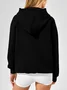 Hoodie Loose Simple Fashion Striped Hooded Loose Long-sleeved Sweatshirt