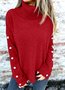 Regular Fit Casual Plain Sweater