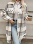 Shawl Collar Casual Trench Coat