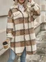 Shawl Collar Casual Trench Coat