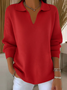 Women's Classic Casual Lapel Sweater