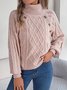 Cotton Regular Fit Casual Plain Sweater