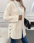 Casual Plain Fluff/Granular Fleece Fabric Teddy Jacket