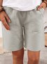 Cotton-Blend Shorts