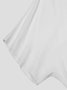 Summer Loose Solid Casual Short Sleeve Cotton and Linen Tunic Top