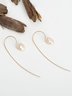 Womens Pear Vintage Simple Earrings