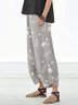 Women Floral Printed Pockets Pants