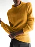 Elegant Long Sleeve Paneled Sweater