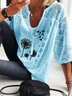 V Neck Dandelion Loose Top