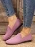 Breathable Mesh Fabric Plus Size Casual Slip On Flat Shoes