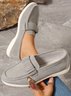 Casual Faux Suede All Season Shallow Shoes
