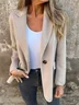Shawl Collar Casual Jacket