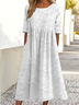 Vacation Floral Dress With No