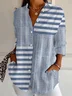 Loose Shirt Collar Casual Shirt