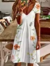 Cotton Hawaii Regular Fit Floral Dress With No