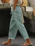 Women's Herringbone Print Casual Pants