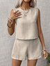 Casual Linen Two-Piece Set