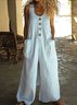 Cotton Casual Jumpsuit
